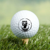 Golfschwung des Mannes & Golfball (Insitu T-Shirt)