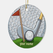Golfschwung-Ornament Keramik Ornament (Links)