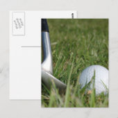 Golfspiel Foto Postkarte (Vorne/Hinten)