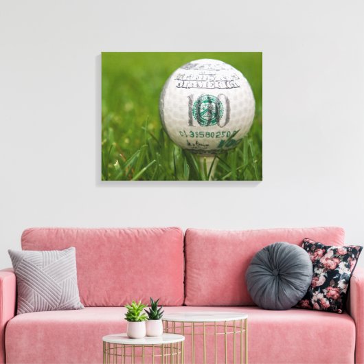 Golfspiel Leinwanddruck (Insitu (Wohnzimmer))