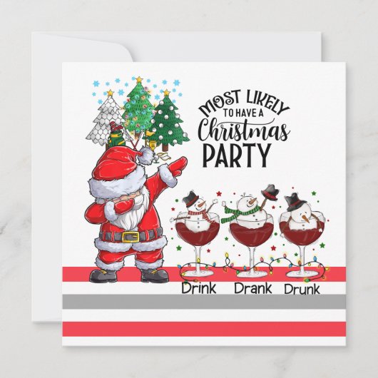 Golfspielen Am ehesten Weihnachten Party Santa Mar (Vorderseite)