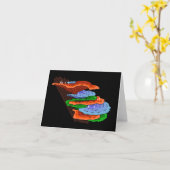 Golfspielen auf Shelf Mushrooms Karte (Gelbe Blume)