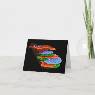 Golfspielen auf Shelf Mushrooms Karte