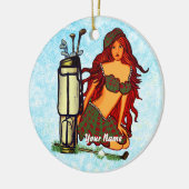 Golfspielen Fairy Keramik Ornament (Links)