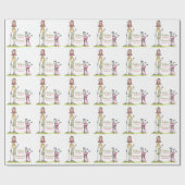 Golfspielen für immer geschenkpapier (Flach)