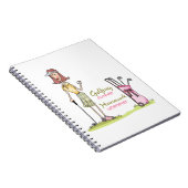 Golfspielen für immer notizblock (Rechte Seite)