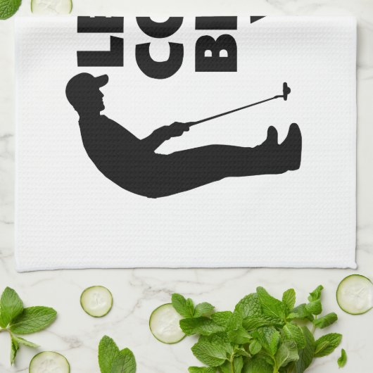 Golfspielen Geschirrtuch (Gefaltet)