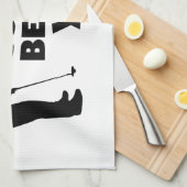 Golfspielen Geschirrtuch (Viertel Falte)