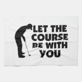 Golfspielen Geschirrtuch (Horizontal)