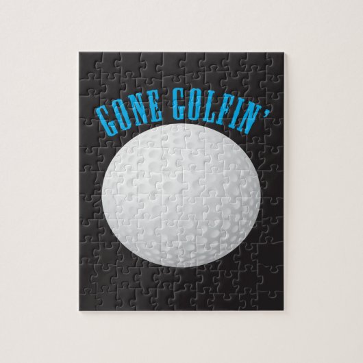 Golfspielen ⛳ 🎁 Golf Ball Golfer Puzzle (Vertikal)