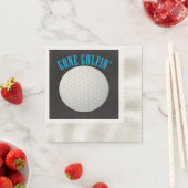 Golfspielen ⛳ 🎁 Golf Ball Golfer Serviette (Beispiel)