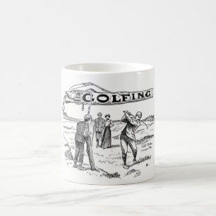 Golfspielen Golfer Golf Vintag Golf Player Turnier Kaffeetasse