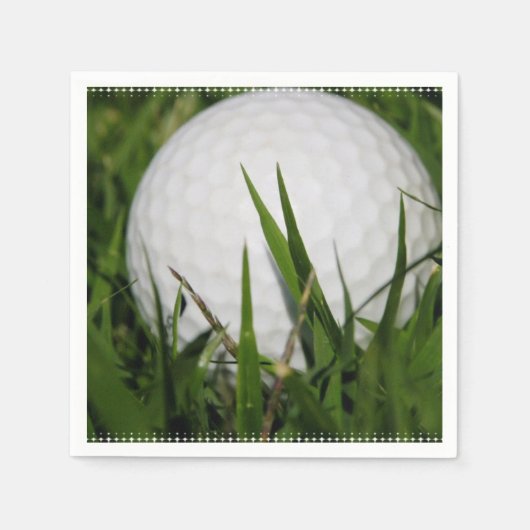 Golfspielen Serviette (Vorderseite)