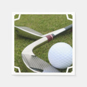Golfspielen Serviette (Vorderseite)