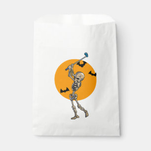 Golfspielen Skeleton Halloween Men Golf Halloween Geschenktütchen