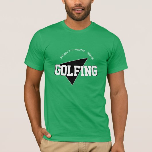 Golfspielen T-Shirt (Vorderseite)