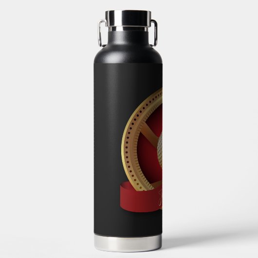 Golfspielen Trinkflasche (Vorderseite)