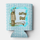 Golfspielen Vater Dosenkühler (Rückseite)