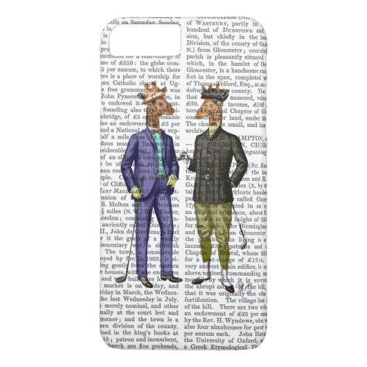 Golfspielen von Giraffen 2 Case-Mate iPhone Hülle (Rückseite)