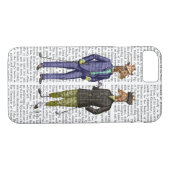 Golfspielen von Giraffen 2 Case-Mate iPhone Hülle (Rückseite (Horizontal))