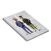 Golfspielen von Giraffen 2 Notizblock (Rechte Seite)