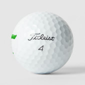 Golfspieler Alligator Spaß niedlich und preppy Golfball (Logo)