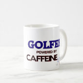 Golfspieler angetrieben durch Koffein Kaffeetasse (VorderseiteRechts)