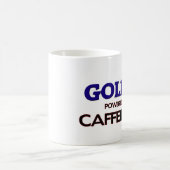 Golfspieler angetrieben durch Koffein Kaffeetasse (Mittel)