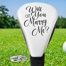 Golfspieler Antrag Geschenk - „Willst du mich heir