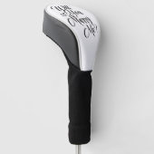 Golfspieler Antrag Geschenk - „Willst du mich heir Golf Headcover (angewinkelt)