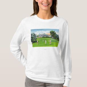 Golfspieler auf McGregor Golfplatz-Szene T-Shirt