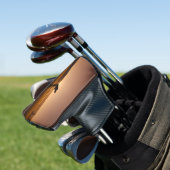 Golfspieler bei Sonnenuntergang Putter Golf Head C Headcover (In Situ)