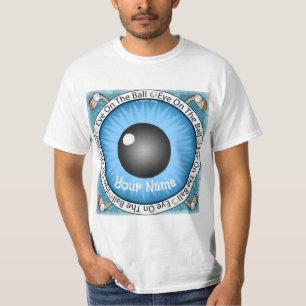 Golfspieler Blaues Auge Auf Dem Ball T-Shirt