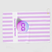 Golfspieler | Cooles Sportgeschenk Golfhandtuch (Horizontal)