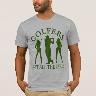 Golfspieler erhalten alle Mädchen T-Shirt