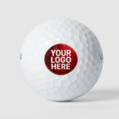 Golfspieler Firmenlogo Markenzeichen Golfball (Vorderseite)
