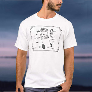 Golfspieler fragt "Wie fahre ich?" T-Shirt