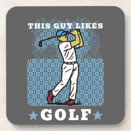 Golfspieler Getränkeuntersetzer