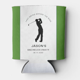 Golfspieler Golf Thema Junggesellenabschied Dosenkühler