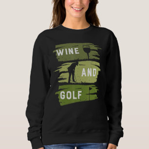 Golfspieler Golfing Vintag Grafik Plus Größe 1 Sweatshirt