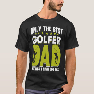 Golfspieler Golftrainer Pater Golfer Vater 4 T-Shirt