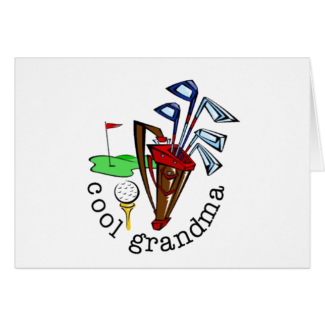 GOLFSPIELER-GROSSMUTTER (Vorderseite (Horizontal))