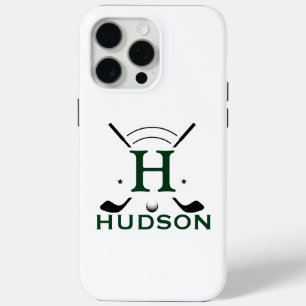 Golfspieler Initialen Namensmonogramm Case-Mate iPhone Hülle