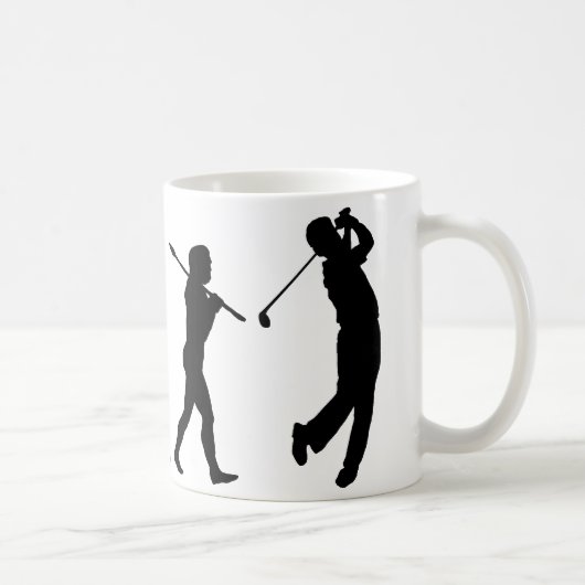 Golfspieler Kaffeetasse (Rechts)