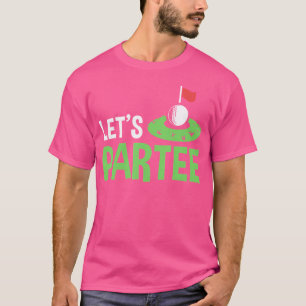 Golfspieler-Kostüm Golf-Outfits Golf-Wortspiel Let T-Shirt