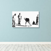 Golfspieler Leinwanddruck (Insitu (Holzboden))