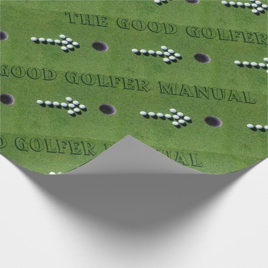 GOLFSPIELER-LUSTIGE GESCHENKE, GESCHENKPAPIER (Ecke)