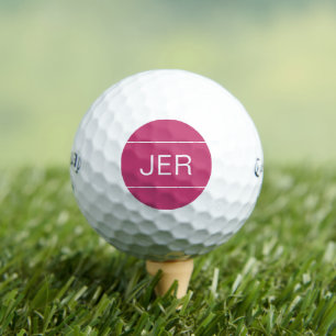 Golfspieler Moderne benutzerdefinierte Monogramm A Golfball