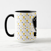 Golfspieler-Monogramm Tasse (Links)