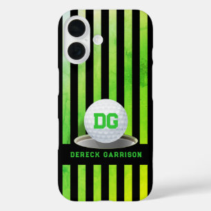 Golfspieler   Neue grüne Initiativen iPhone 16 Hülle